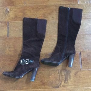 FRANCO SARTO 8 Suede Leather Boots